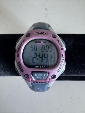 Timex Ironman Triathlon Women’s Digital Sport Watch - Pink/Gray